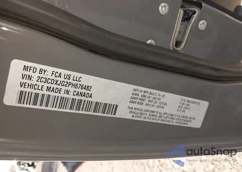 2023 Dodge Charger Sxt Awd from USA, damaged, VIN 2C3CDXJG2PH676482